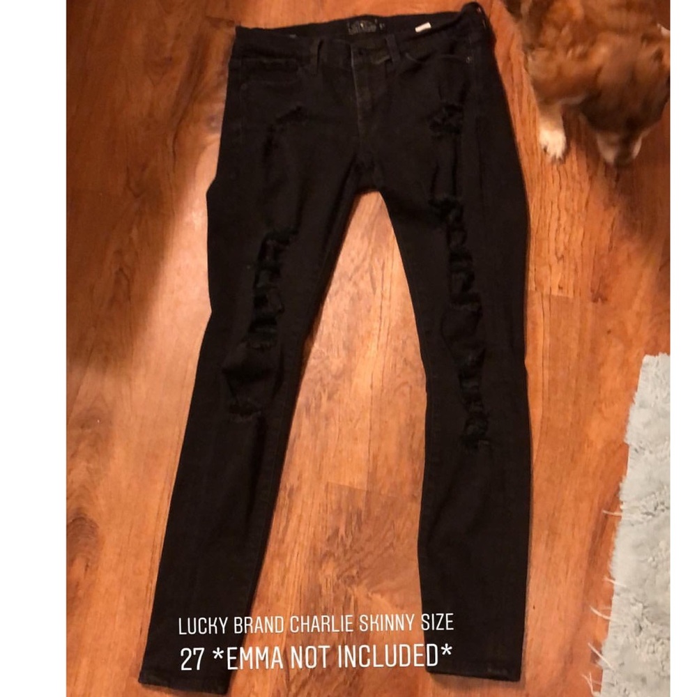 Lucky Brand Charlie Ripped Jeans